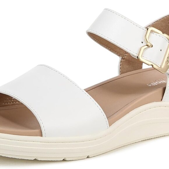 Women's Slide Sandals Synthetic Rubber 8 Comfort Sport Travel Wedge - Picture 1 of 9